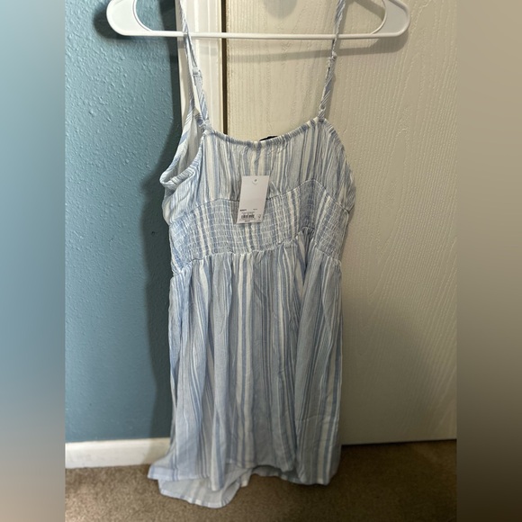 NWT MEDIUM SO LIGHT BLUE AND WHITE STRIPED DRESS ✨ - Picture 4 of 4